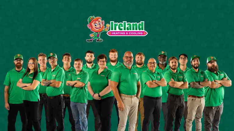 heating and cooling HVAC company team photo